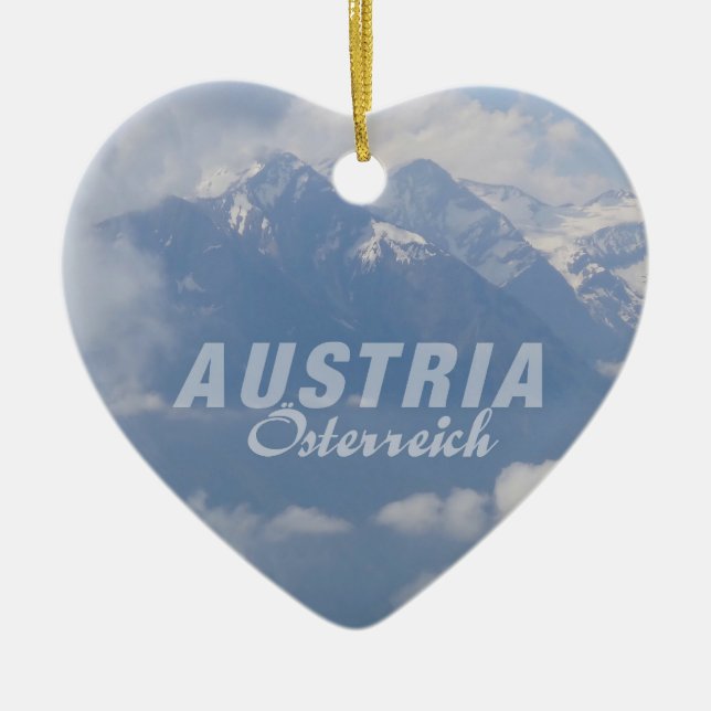Ornement personnalisé des Alpes autrichiennes (Devant)