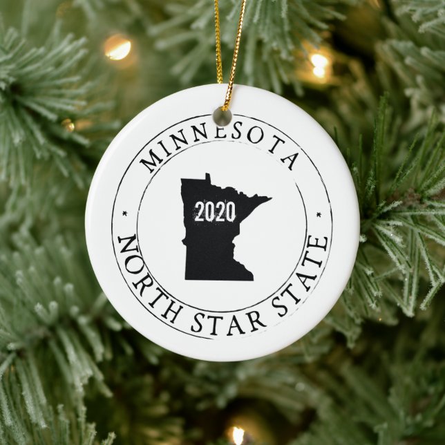 Ornement personnalisé du Minnesota (Arbre)