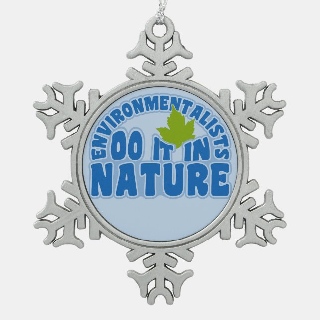 Ornement personnalisé écologiste (Devant)