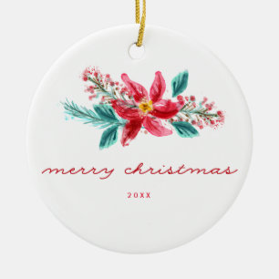 Ornement personnalisé peint à la main de Noël