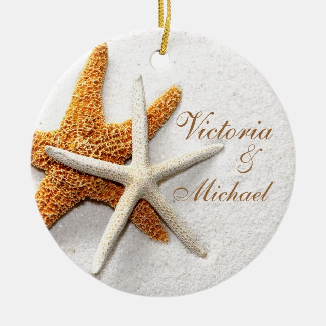 Ornement personnalisé Starfish (Devant)