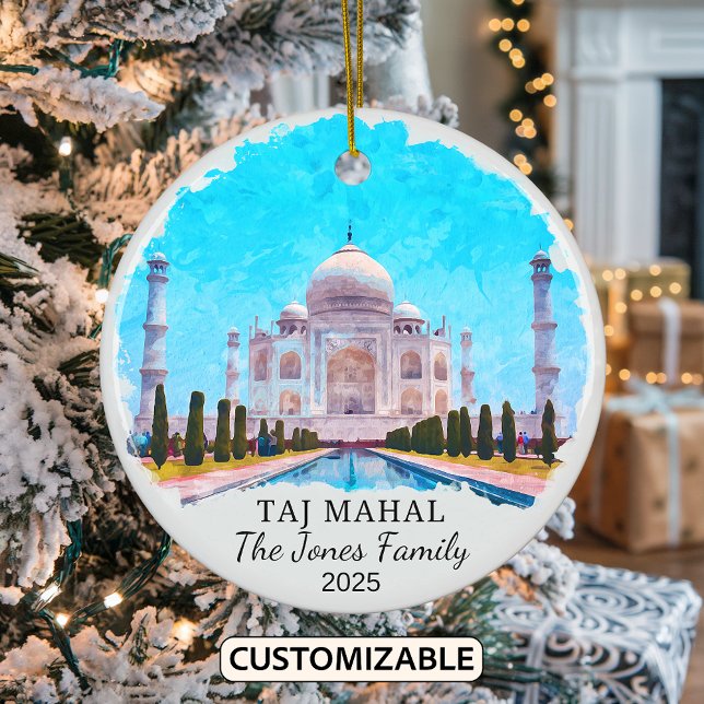 Ornement personnalisé Taj Mahal, Inde (Créateur téléchargé)