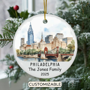Ornement Philadelphie personnalisé, Pennsylvanie