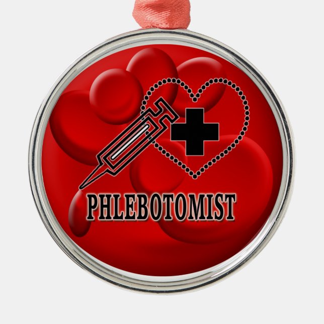 ORNEMENT PHLEBOTOMIST - VENIPUNCTURIST DE SANG (Devant)