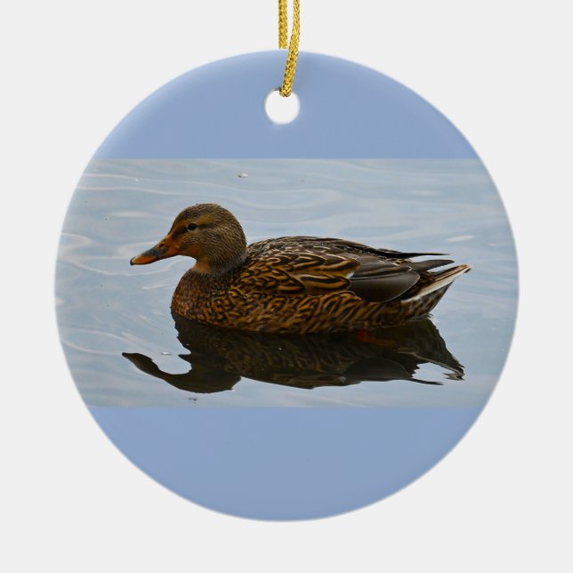 Ornement photo de canard (Devant)