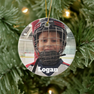 Ornement photo de hockey
