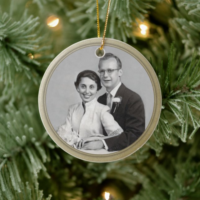Ornement photo Gold Trim (Arbre)