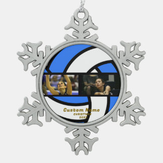 Ornement photo personnalisé Volleyball