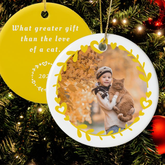 Ornement photo pour animal de compagnie de Noël ja (Créateur téléchargé)