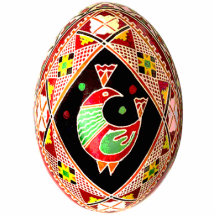 Ornement de Pysanky (Oeuf de Pâques ukrainien)