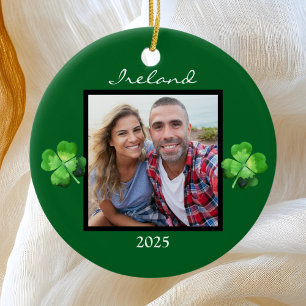 Ornement photo Shamrock d'Irlande