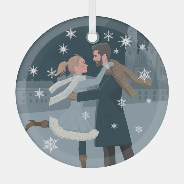 Ornement photo Snowflake - Keepsaké personnalisé (Recto)