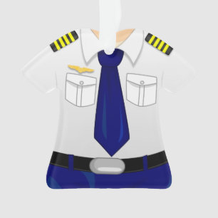 Ornement pilote personnalisé de Noël de co-pilote