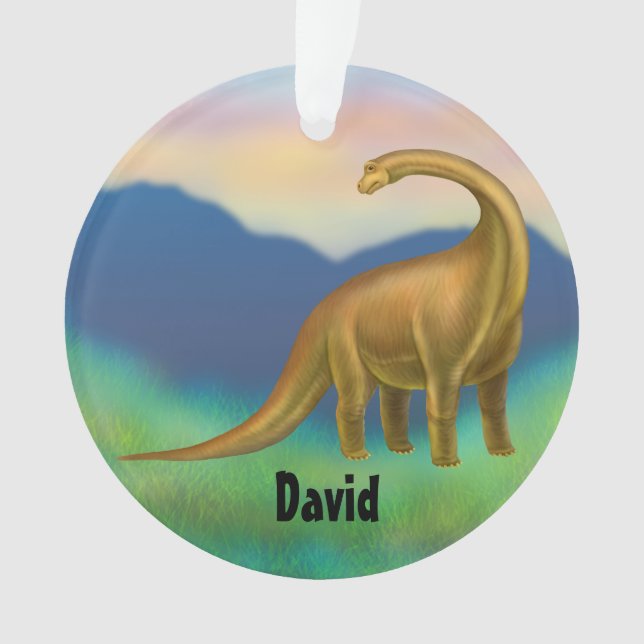 Ornement préhistorique de dinosaure de (devant)