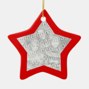 Ornement Red Frame Star