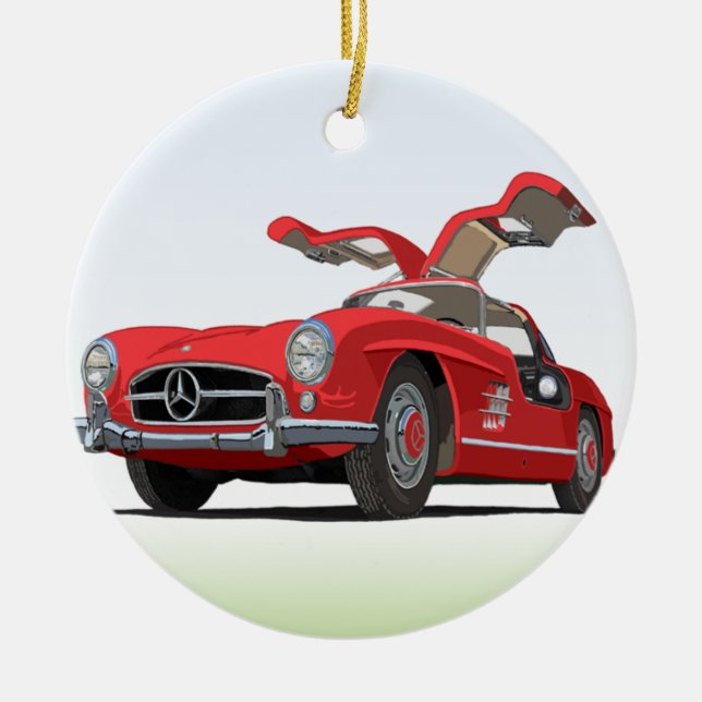 Ornement Red Mecedes-Benz 300 SL (Devant)