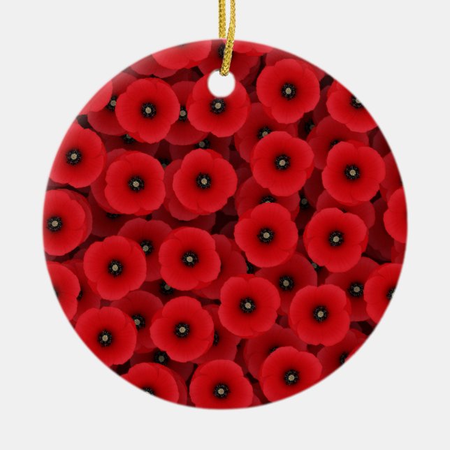 Ornement Red Poppies (Devant)