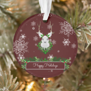 Ornement Red Reindeer