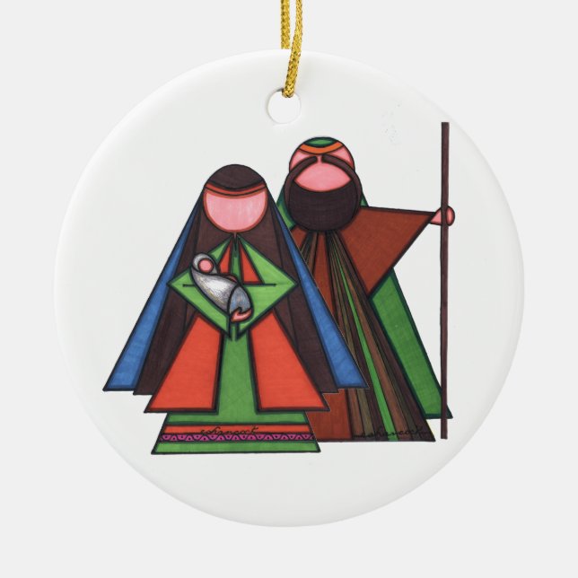 Ornement religieux de Noël (Devant)