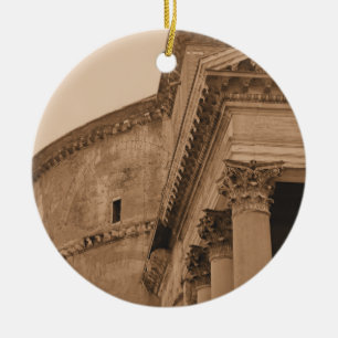 Ornement romain antique de Noël de Panthéon