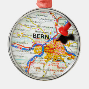 Ornement Rond Argenté Berne, Suisse