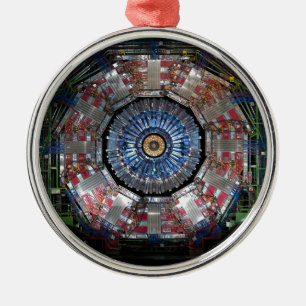 Ornement Rond Argenté CERN Shiva LHC