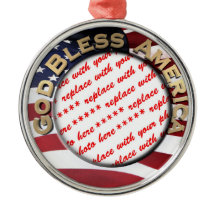 Dieu bénisse l'Amérique cadre photo patriotique