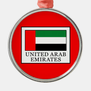 Ornement Rond Argenté Émirats arabes unis