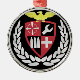 Ornement Rond Argenté Équipe d'airsoft de légionnaire