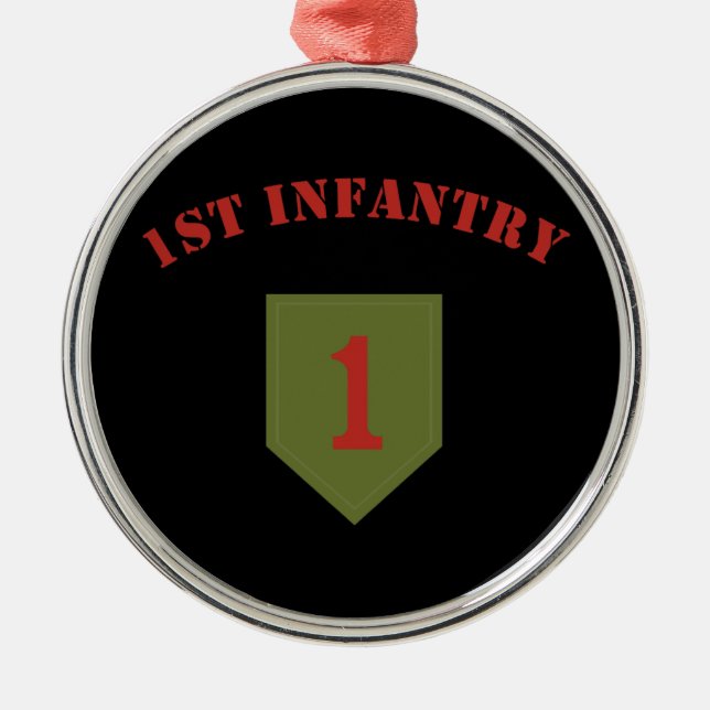 Ornement Rond Argenté ęr Division d'infanterie (Devant)