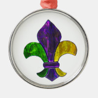 Fleur De Lis Mardi Gra ajoutent le texte