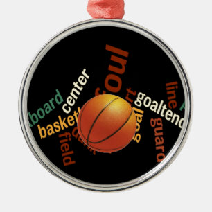 Ornement Rond Argenté Hoops Basketball Sport Fanatics.jpg