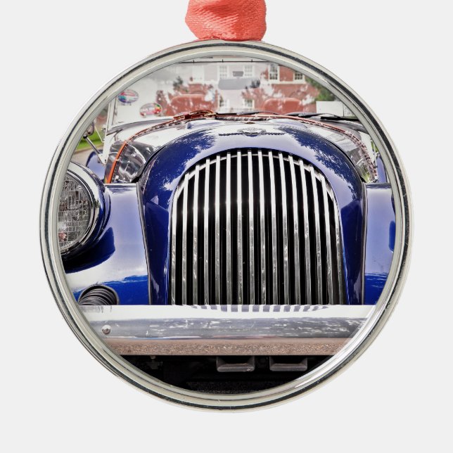 ORNEMENT ROND ARGENTÉ MORGAN 1998 (Devant)