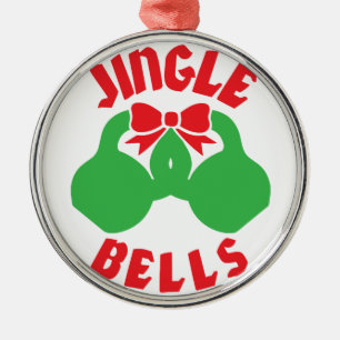 Ornement Rond Argenté Motivation de l'entraînement de Noël Jingle "Kettl