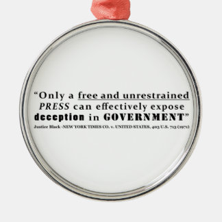 Ornement Rond Argenté New York Times Co v Etats-Unis 403 nous 713 1971