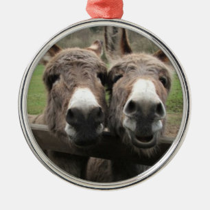 ORNEMENT ROND ARGENTÉ ORNAMENT DE PAIRE DON TWIN