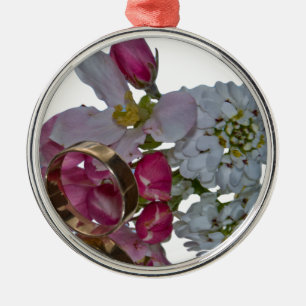 Ornement Rond Argenté Salutations - Salutations