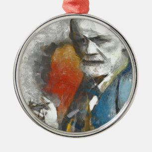 Ornement Rond Argenté Sigmund