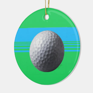 Ornement rond de balle de golf