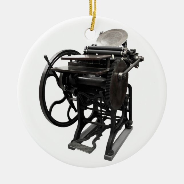 ornement rond de l'impression typographique 1888 (Devant)