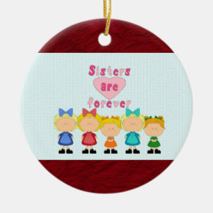 Ornement rond de soeurs