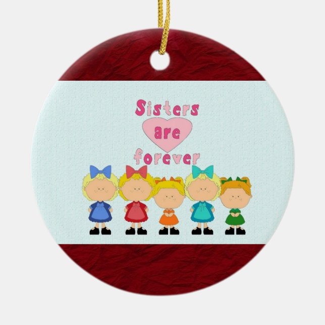 Ornement rond de soeurs (Devant)