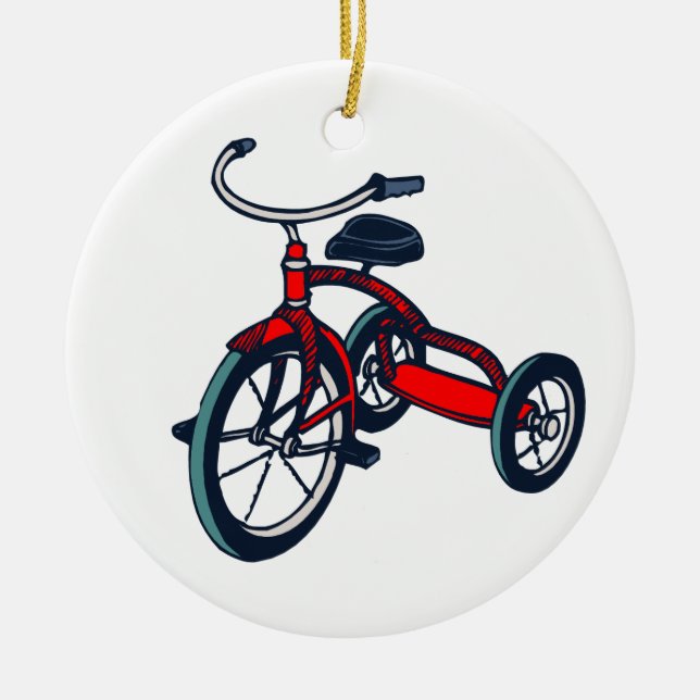 ORNEMENT ROND DE TRICYCLE (Devant)