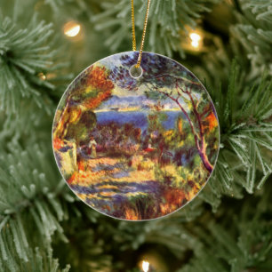 ORNEMENT ROND EN CÉRAMIQUE 