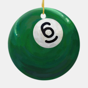 Ornement Rond En Céramique 6 balle
