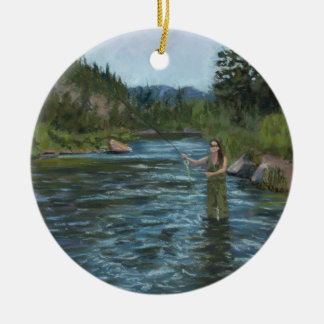 Ornement Rond En Céramique Appel de moulage