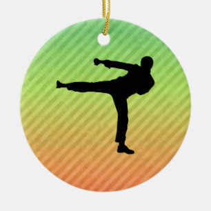 Ornement Rond En Céramique Arts martiaux