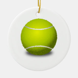 Ornement Rond En Céramique Ball de tennis