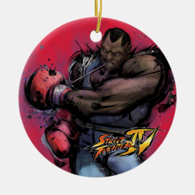 Ornement Rond En Céramique Balrog attachant sur le gant (Devant)