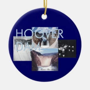 Ornement Rond En Céramique Barrage d'ABH Hoover